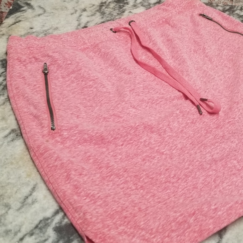 Green Tea Skirt, Large, Pink, Tennis or Golf Skirt w/ modesty shorts underneath